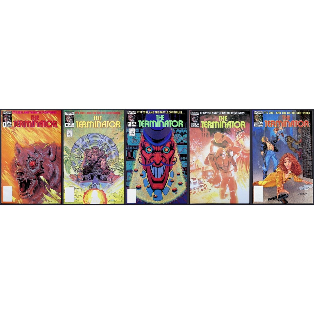 Terminator #7 8 11 13 15 NOW‎ Comics 1st Term-A-Wolf Key Sci-Fi 5x Lot NM-
